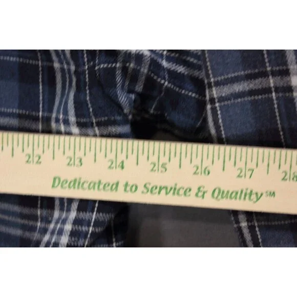 Levis Jacket Mens Blue Plaid Fleece Sherpa Lined Work Flannel Shacket Outdoor XL - Picture 5 of 10